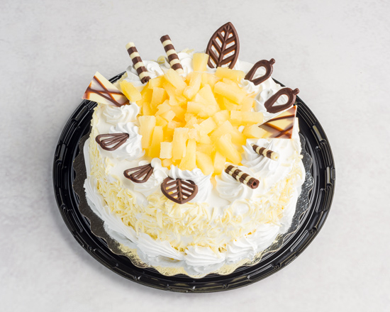 Fresh Fruit - Pineapple Round 8" Cake