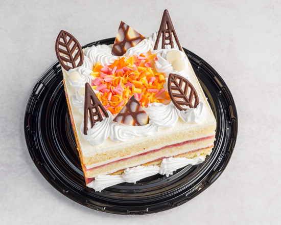 Strawberry Square 5" Cake